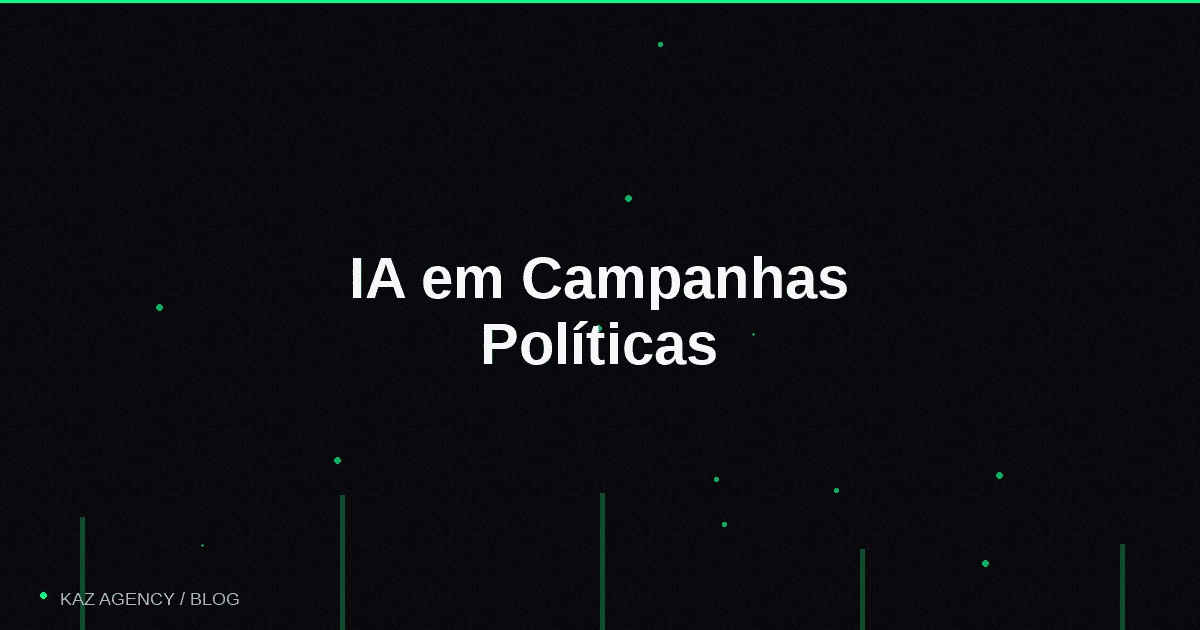 Imagem de capa do artigo: Inteligência Artificial em Campanhas Políticas: da Análise de Dados ao Atendimento Automatizado