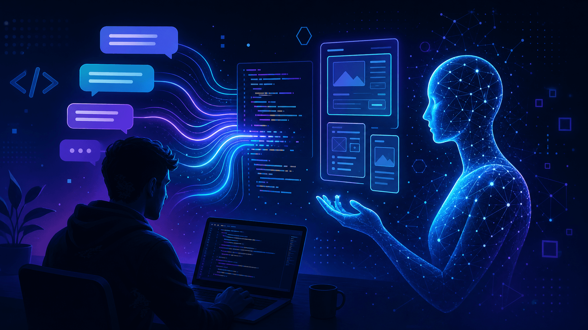 Imagem de capa do artigo: O que é Vibecoding? O Guia Completo de Vibe Code em 2026