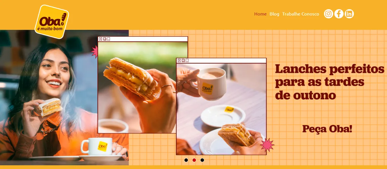 Case Oba Eats — criação de sites em Porto Alegre Agência Kaizen