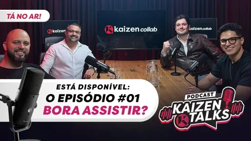 Imagem de capa: Kaizen Talks Episódio 1 — Como a IA Está Redefinindo Negócios, Marketing e Pessoas