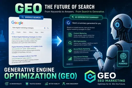 Imagem de capa do artigo: SEO Morreu? Conheça a GEO (Generative Engine Optimization) Imagem de capa do artigo: SEO Morreu? Conheça a GEO (Generative Engine Optimization)