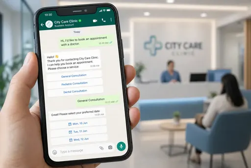 Imagem de capa do artigo: WhatsApp Business para Clinicas: Agendamento Automatizado