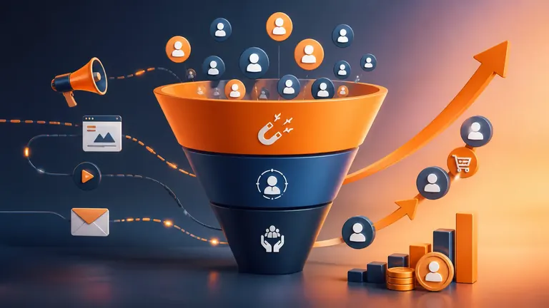Imagem de capa: Funil de Vendas no Marketing Digital: como estruturar do zero e escalar