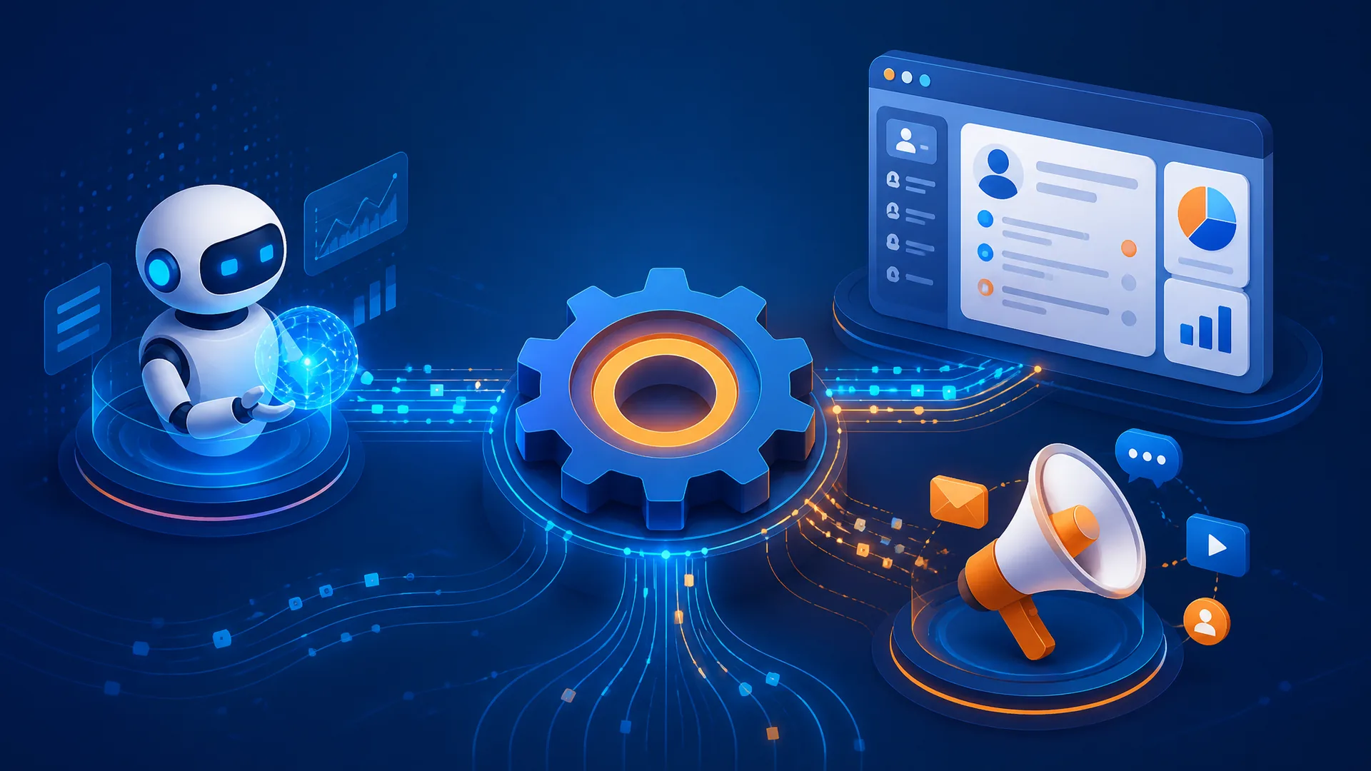 Imagem de capa: Como integrar IA, CRM e marketing em uma operação orientada a performance