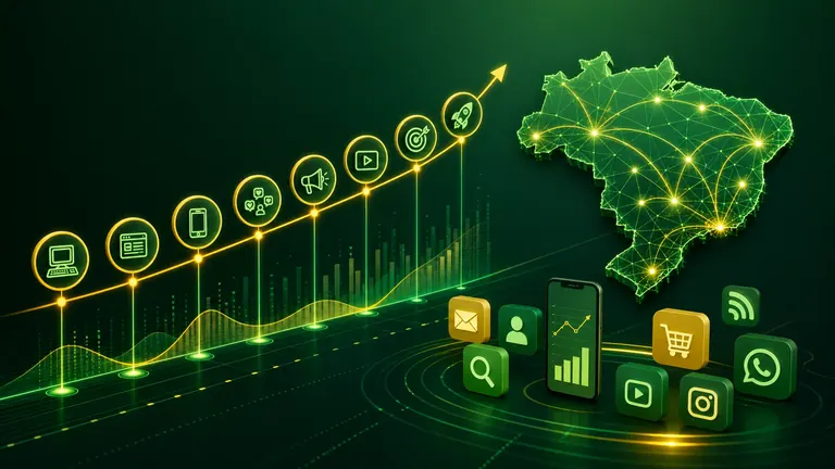 Imagem de capa: A Evolução do Marketing Digital no Brasil