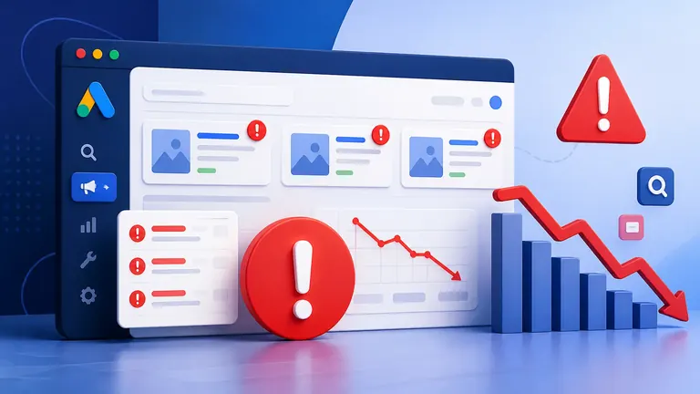 Imagem de capa: Erros Comuns em Campanhas no Google Ads