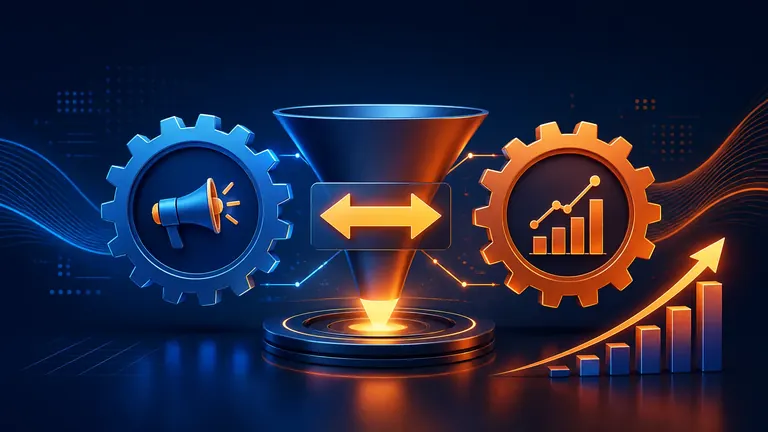 Imagem de capa: Como alinhar marketing e vendas para gerar crescimento real