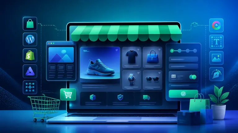 Criação de Sites para E-commerce: Plataforma, Custo e Conversão Imagem de capa: Criação de Sites para E-commerce: Plataforma, Custo e Conversão