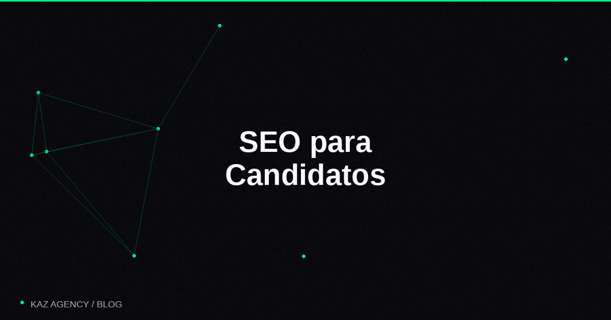 SEO para Candidatos: Como Aparecer no Google e Ser Encontrado pelo Eleitor Imagem de capa: SEO para Candidatos: Como Aparecer no Google e Ser Encontrado pelo Eleitor
