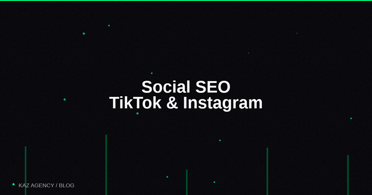 Social SEO: Como TikTok e Instagram se Tornaram Mecanismos de Busca Política Imagem de capa: Social SEO: Como TikTok e Instagram se Tornaram Mecanismos de Busca Política