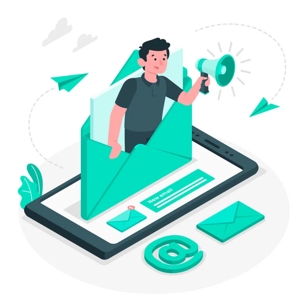 an illustration about email marketing