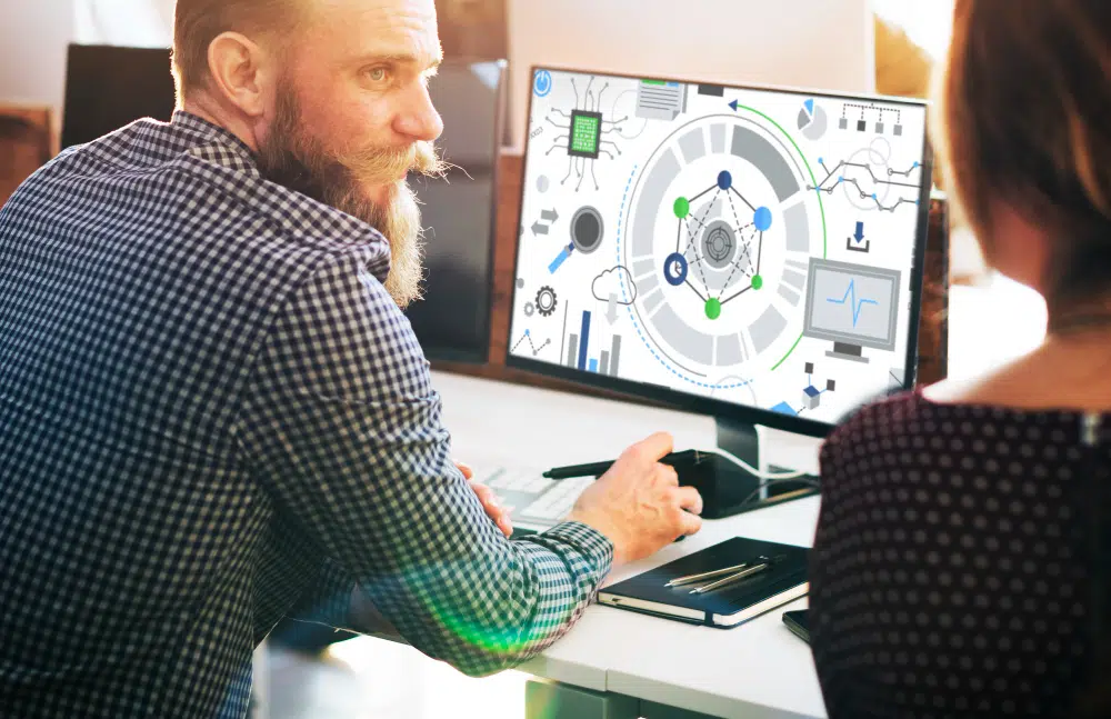 People at a digital marketing agency working with Active Campaign for campaign automation